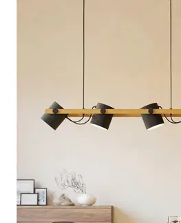 Svietidlá Eglo 43424 - Luster na lanku HORNWOOD 4xE27/28W/230V 43424