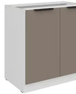 Kuchynské skrinky stojace Kuchynská skrinka Aria-Ta/Wh Anti Fingerprint 80d 2f Bb