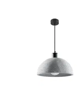 Svietidlá  SL.0847 - Luster na lanku PABLITO 1xE27/60W/230V betón SL.0847