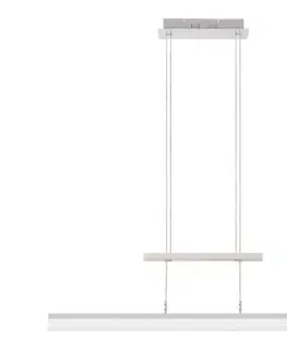 Svietidlá Eglo 55095 - LED Stlmiteľný luster na lanku LED/18W/230V matný chróm 55095