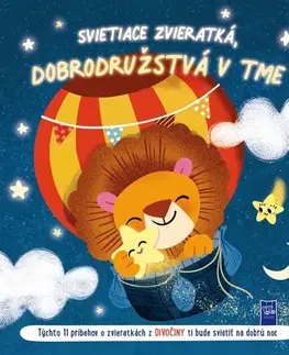 Leporelá, krabičky, puzzle knihy Svietiace zvieratká - dobrodružstvá v tme: Zvieratká v divočine