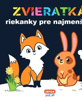 Leporelá, krabičky, puzzle knihy Zvieratká - riekanky pre najmenších - Kolektív autorov