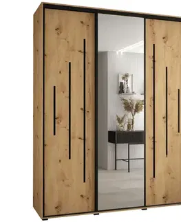 Šatníkové skrine Skriňa 45 Canaris 13 200 artisan/čierna