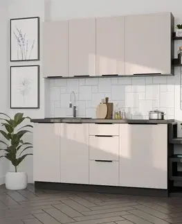Modulový kuchynský nábytok Kuchynská linka Arona 180cm bez pracovnej dosky