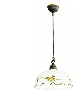 Svietidlá Kolarz 731.30.111 - Závesné svietidlo na lankách NONNA 1xE27/75W/230V priemer 30 cm vínová 731.30.111