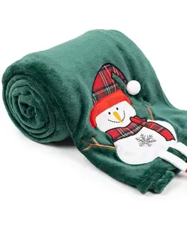 Prikrývky 4Home Vianočná deka Snowman, 150 x 200 cm