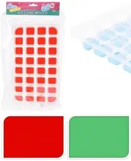 Formy na ľad Kinekus Forma na ľadové kocky, plastová flexi, mix farieb