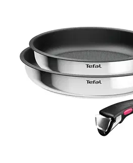 Panvice a hrnce Tefal - 3-dielna nerezová sada riadu INGENIO COOK L8813S75