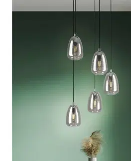 Svietidlá Eglo 98617 - Luster na lanku ALOBRASE 5xE27/40W/230V 98617