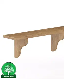 Kancelárske police Polička borovica PK121-80x25x20 dub