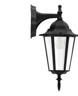 Záhradné lampy  Vonkajšie nástenné svietidlo 1xE27/20W/230V IP43 čierna 201935