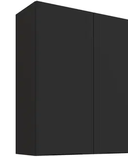 Kuchynské skrinky visiace Kuchynská skrinka Aria-BL/BL anti fingerprint 80G-90 2F