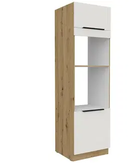 Kuchynské skrinky stojace Kuchynská skrinka Aria-Wh/Ar Anti Fingerprint 60dpm-210 2f