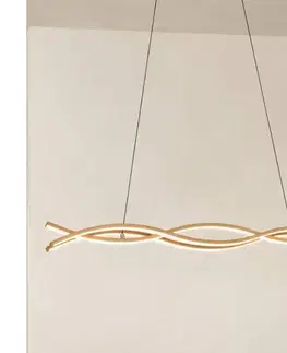 Svietidlá Eglo 901106 - LED luster na lankách LASANA LED/35W/230V béžový 901106