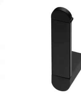 Kúpeľňové doplnky FUTURA BLACK  Držiak na toaletný papier čierny 02962