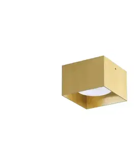 Svietidlá Ideal Lux - LED bodové svietidlo SPIKE 1xGX53/9W/230V 10x10 cm zlaté 317502