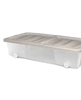 Prútené koše Úložný box na kolieskach s vekom 32l 2050 80x40xH17