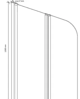 Sprchové dvere OLSEN SPA - Vaňová zástena ALVOR - Farba rámu zásteny - Hliník chróm, Rozmer A - 120 cm, Smer zatváranie - Univerzálny Ľavé / Pravé, Výplň - Číre bezpečnostné sklo - 5 mm BCALVO12CC