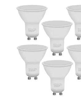 Žiarovky SADA 6x LED Žiarovka ECOLINE GU10/6W/230V 4000K - Brilagi ZD-E6GU06-40