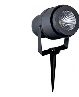 LED osvetlenie  LED Vonkajšia lampa LED/12W/100-240V IP65 3000K šedá 217550