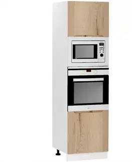 Kuchynské skrinky stojace Kuchynská skrinka Zoya D60pk Mv 2133 Pl Dub Halifax/Biely
