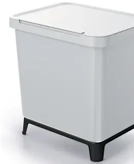 Odpadkové koše NABBI NKS30 odpadkový kôš na triedený odpad 29 l popolavá