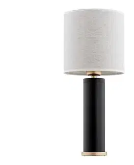 Lampy Argon 8316 - Stolná lampa RIVA 1xE27/15W/230V 48 cm čierna 8316