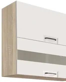 Kuchynské skrinky visiace Skrinka do kuchyne Favorit 41g Sonoma/White