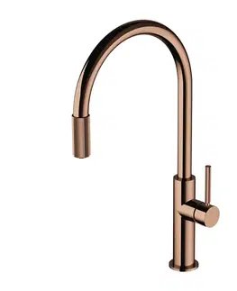 Kuchynské drezy OMNIRES OMNIRES - SWITCH drezová batéria so sadou filtra D1, meď SW9057-FD1CP