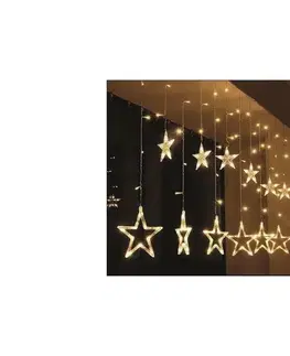 Vianočné dekorácie  1V227 - LED Vianočný svetelný záves 3,3 m 77xLED/3xAA 1V227