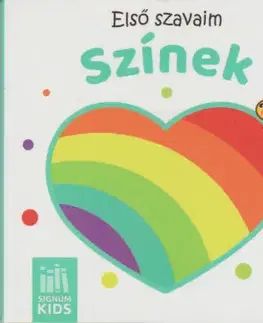 Leporelá, krabičky, puzzle knihy Első szavaim - Színek