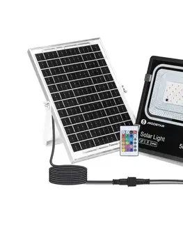 LED osvetlenie  B.V.  - LED RGB Stmievateľný solárny reflektor LED/50W/3,2V IP66 + DO B1020133E