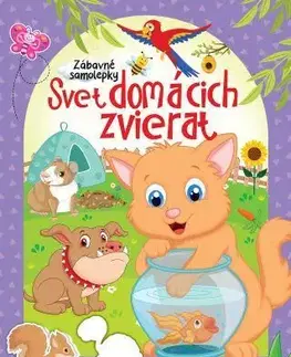 Nalepovačky, vystrihovačky, skladačky Svet domácich zvierat +50 nálepiek