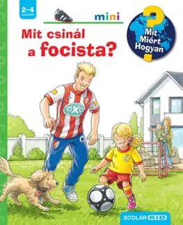 Leporelá, krabičky, puzzle knihy Mit csinál a focista? - Mit? Miért? Hogyan? Mini (78.) - Peter Nieländer