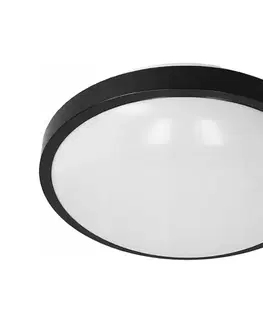 Svietidlá SmartLED Stropné svietidlo 2xE27/40W/230V priemer 29,5 cm čierne 4551