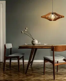 Svietidlá Závesný luster Angel  171-T, hnedá