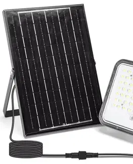 LED osvetlenie  B.V.  - LED stmievateľný solárny reflektor LED/100W/3,4V IP66 + DO B1020133J