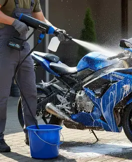 Doplnky na bicykel Akumulátorová umývacia pištoľ inSPORTline Esedera