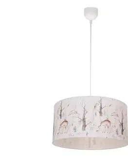 Svietidlá  Detský luster KIDS ROOM 1xE27/60W/230V priemer 40 cm zvieratká H0948