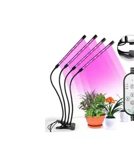 Lampy  LED Stmievateľná stolná lampa s klipom na pestovanie rastlín LED/15W/5V K377B