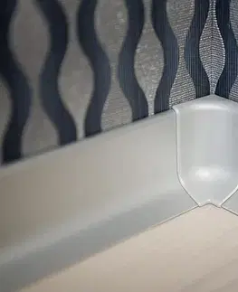 Soklové lišty Soklový profil 40 mm (samolepiaci) Vnitřní roh 2 ks