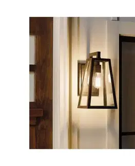 Svietidlá Elstead Kichler KL-DELISON-M-RZ - Vonkajšie nástenné svietidlo DELISON 1xE27/60W/230V IP44 KL-DELISON-M-RZ