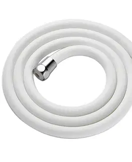 Sprchové hadice Sprchová hadica silikónová Fit White 150 cm biely