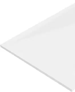 Vane MEXEN/S - Stone+ obdĺžniková sprchová vanička 80 x 70, biela, mriežka čierna 44107080-B