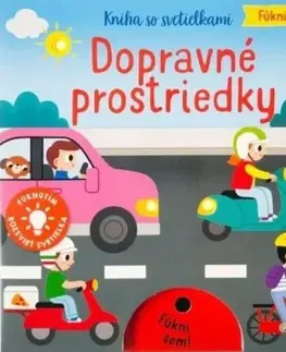 Leporelá, krabičky, puzzle knihy Dopravné prostriedky - Fúkni a rozsvieť