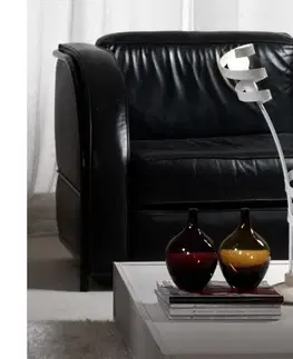 Lampy ONLI - Stolná lampa ZOE 2xE14/6W/230V 65 cm biela 4812/LGB