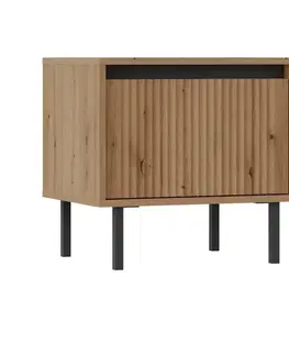 Nočné stolíky SELESTA 801 nočný stolík, dub Evoke