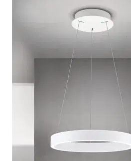 Svietidlá Orion - LED stmievateľný luster na lanku KOLK LED/40W/230V 2700/3000/4000K, priemer 40 cm, biela HL 6-1717/40 weiß