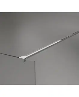 Sprchové dvere MEXEN/S - Lunar Sprchová zástena WALK-IN pravá 120 x 200, transparent 8 mm, chróm 830-120-000-01-00-P