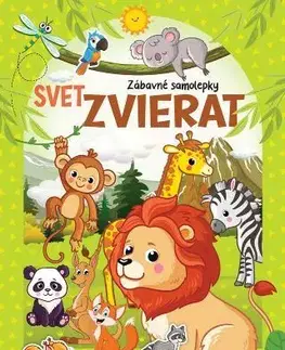 Nalepovačky, vystrihovačky, skladačky Svet zvierat + 50 nálepiek